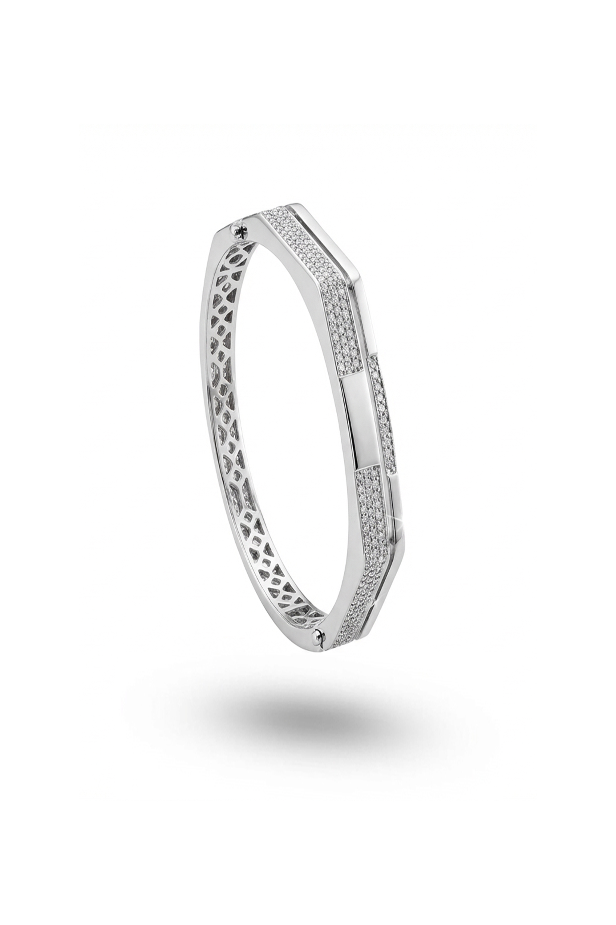 Balık Sırtı Taşlı Kelepçe