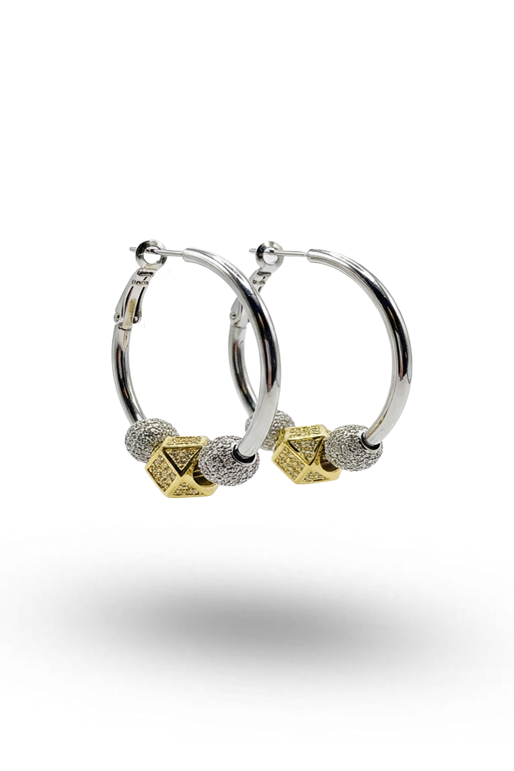 Doğal Taşlı Zümrüt Küpe